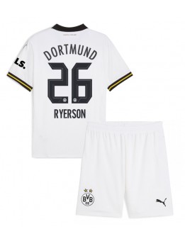 Borussia Dortmund Julian Ryerson #26 Replika Tredje Kläder Barn 2024-25 Kortärmad (+ byxor)